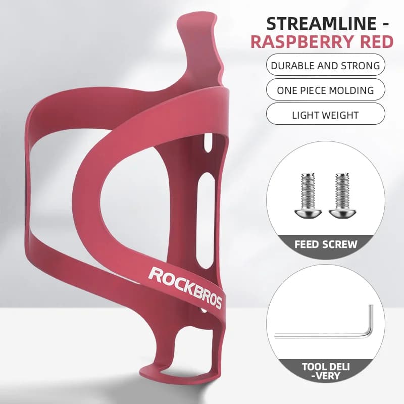 Portabotellas Ultraligero de Fácil Instalación para Bicicleta