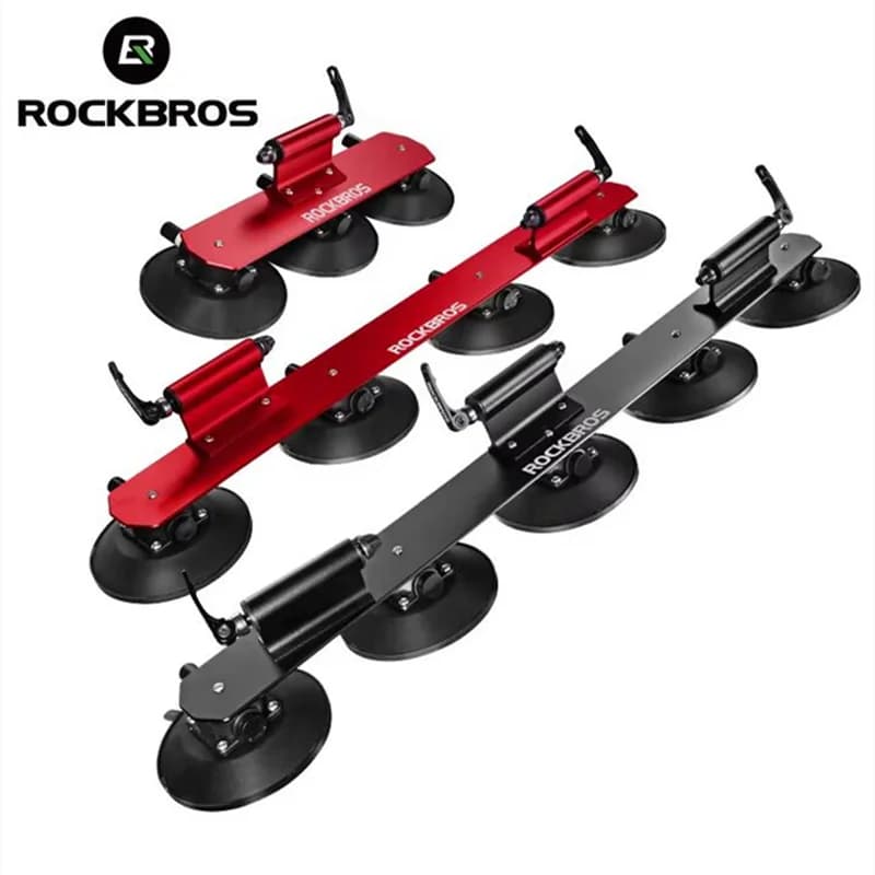 Portaequipajes de techo con ventosa para bicicletas