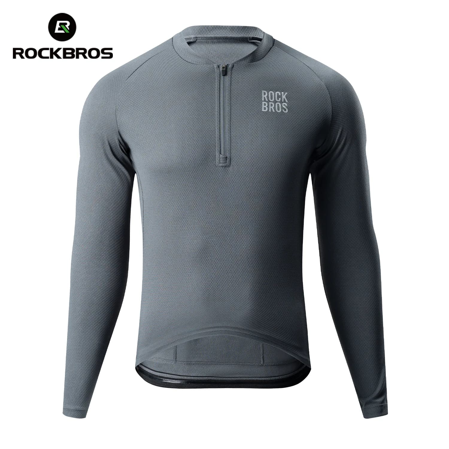 Camiseta de ciclismo transpirable de secado rápido y manga larga
