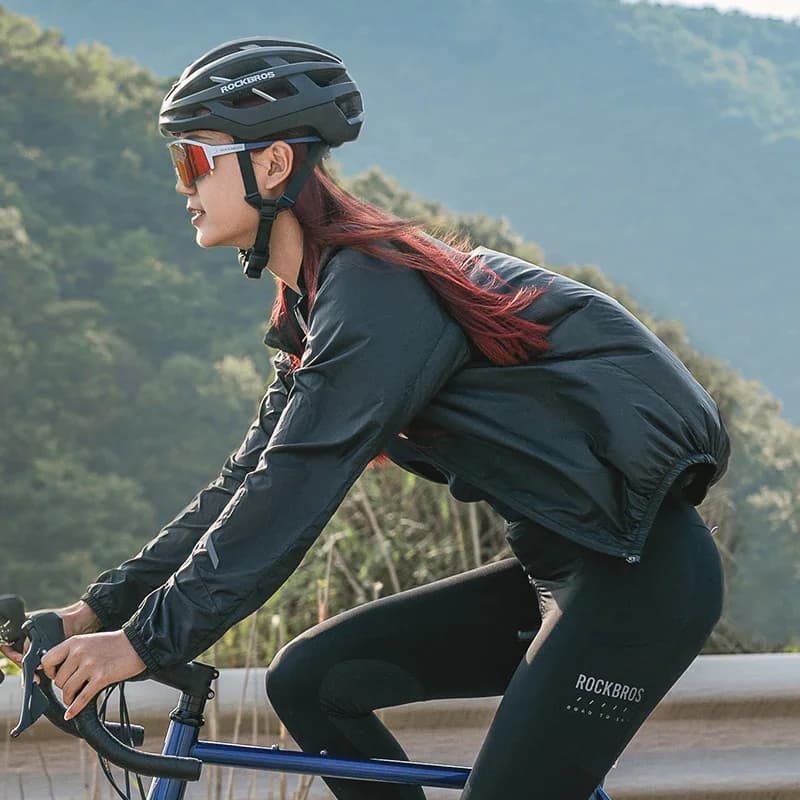 Chaqueta de ciclismo transpirable de verano con protección solar