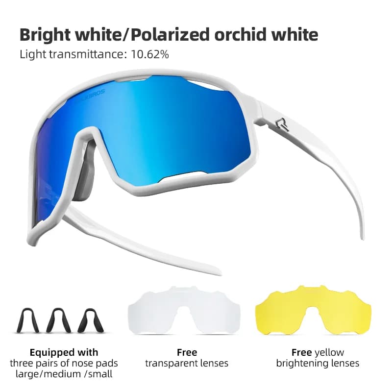 Gafas de sol polarizadas para ciclismo con 3 lentes