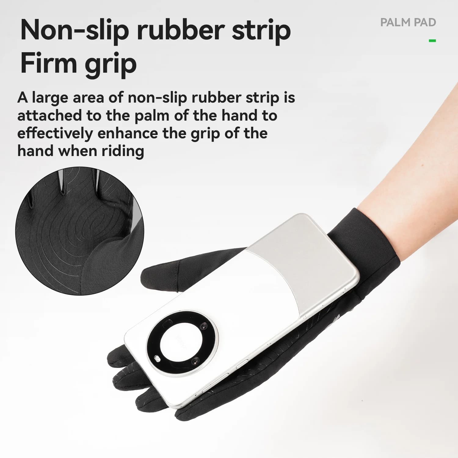 Guantes de ciclismo con dedos largos, forro polar y cortavientos