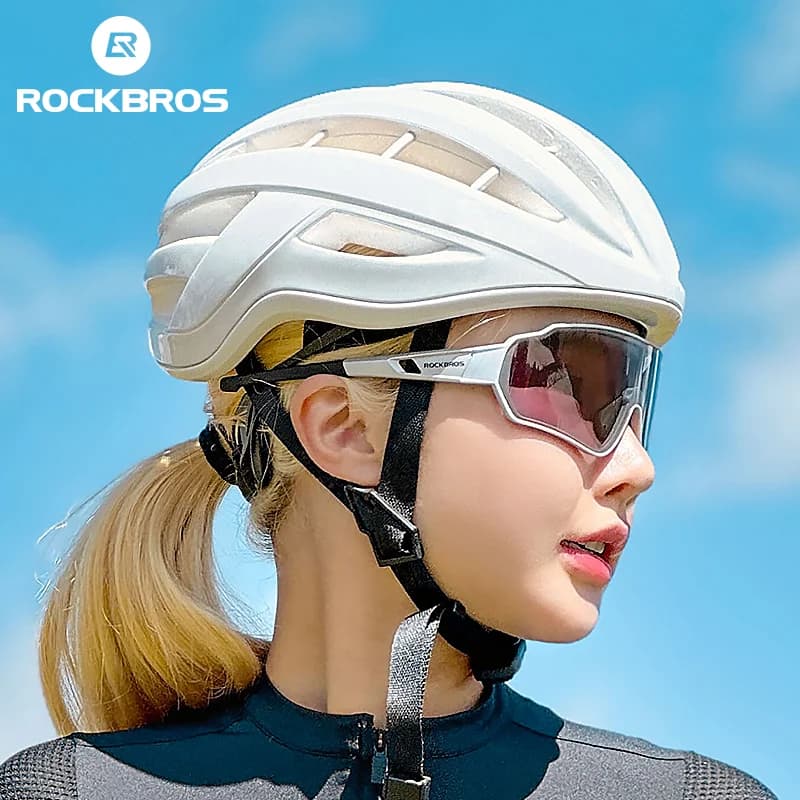 Gafas de ciclismo con montura para miopía, lentes fotocrómicas polarizadas