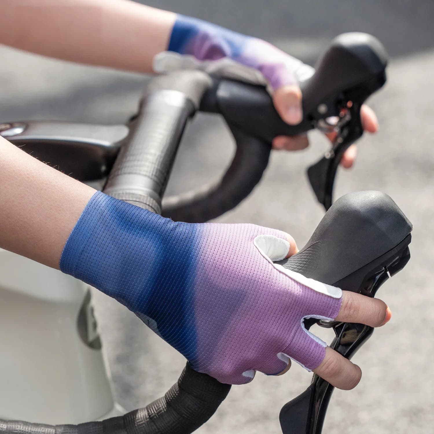 Guantes de ciclismo de medio dedo con gel acolchado para mujer de verano