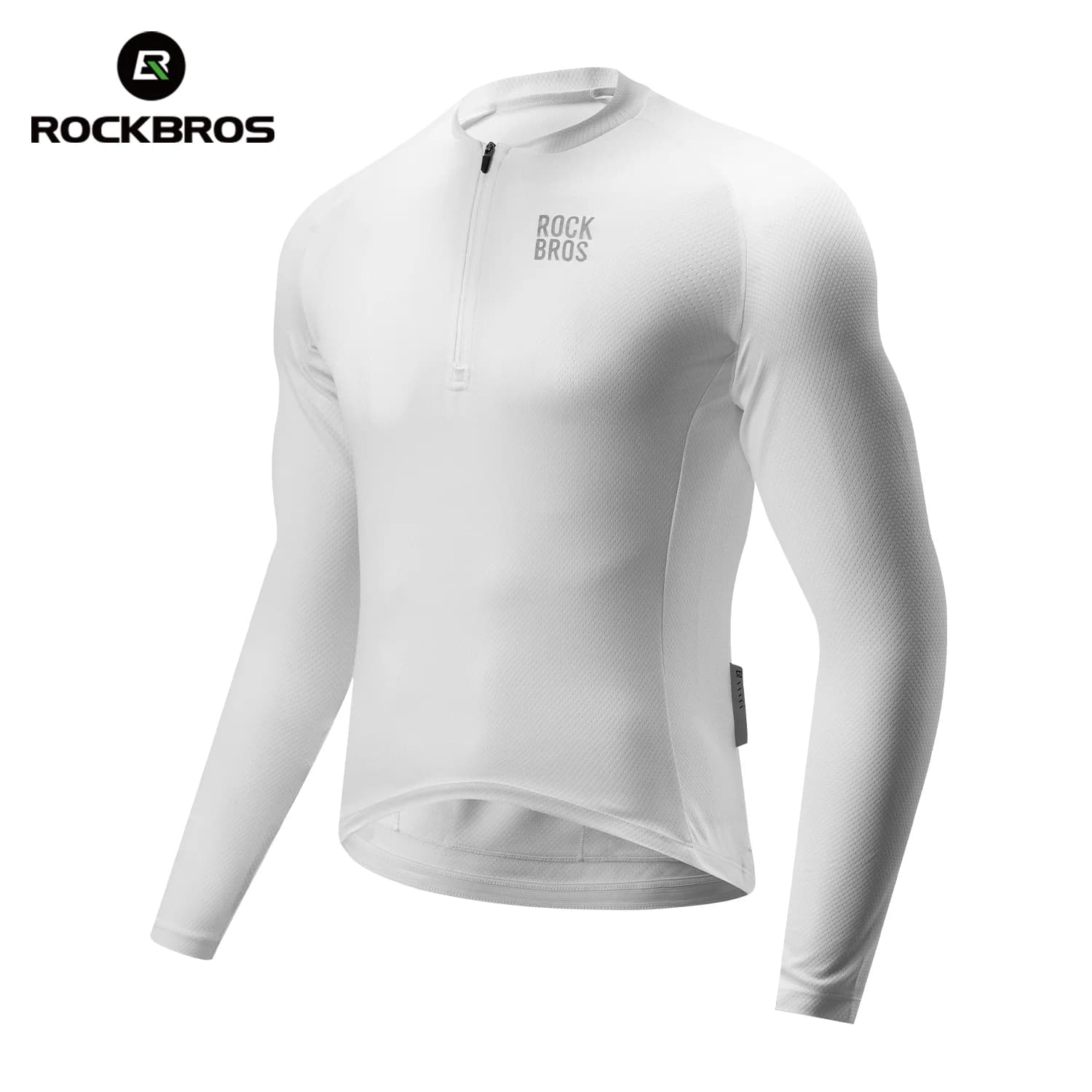 Camiseta de ciclismo transpirable de secado rápido y manga larga