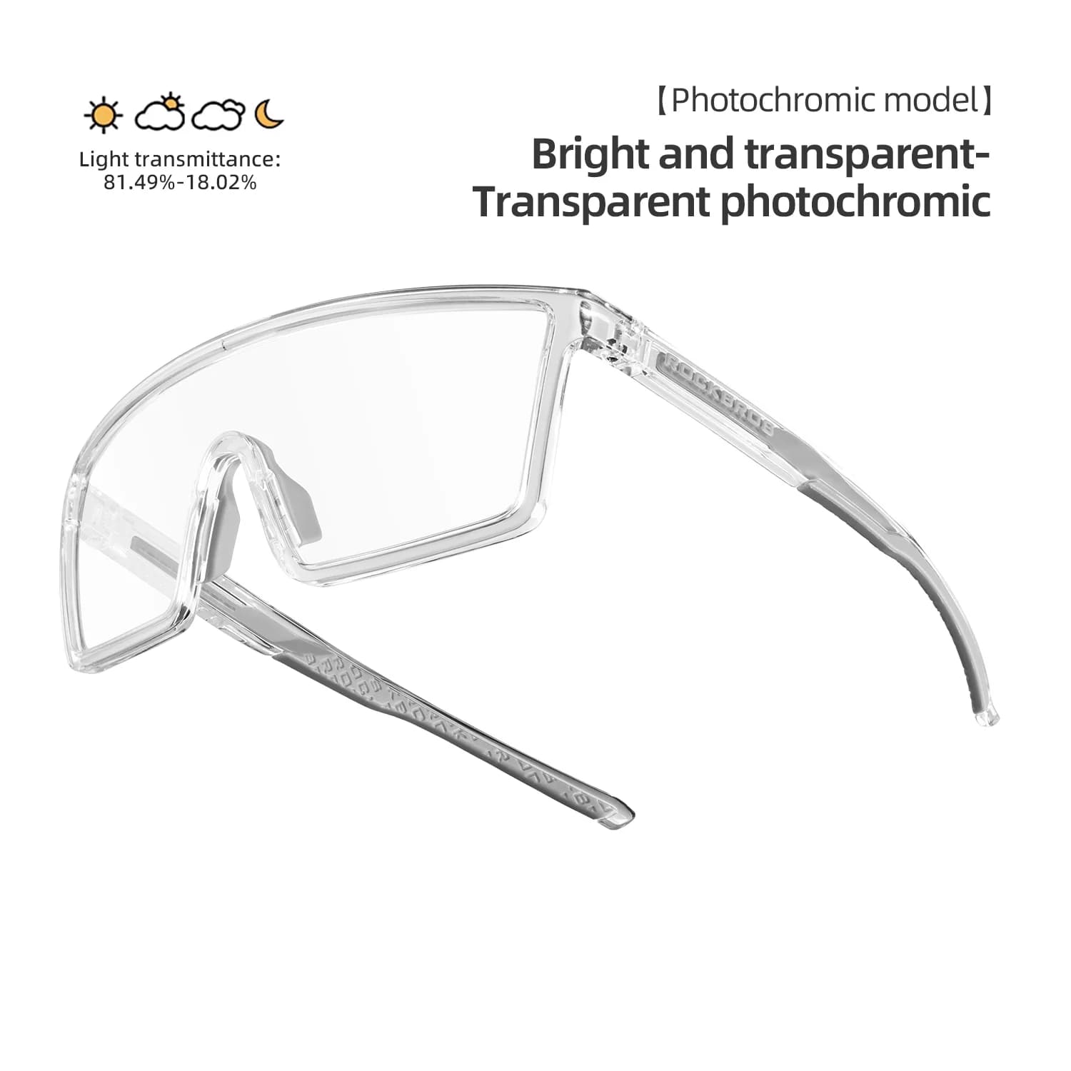 Gafas de Sol Polarizadas Fotocromáticas Anti-viento para Ciclismo
