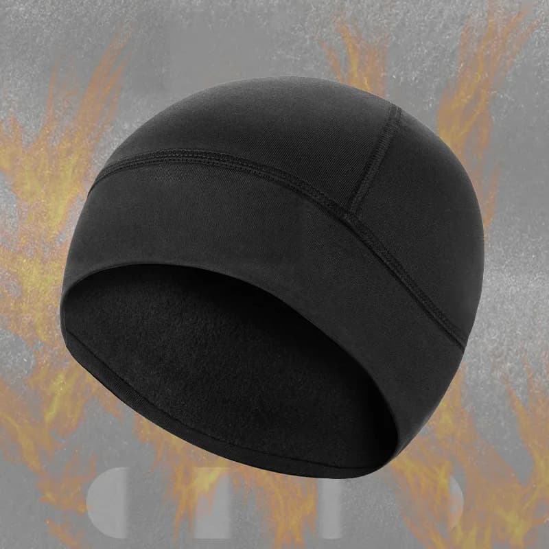 Gorro de Ciclismo Invierno Térmico de Forro Polar Cortaviento
