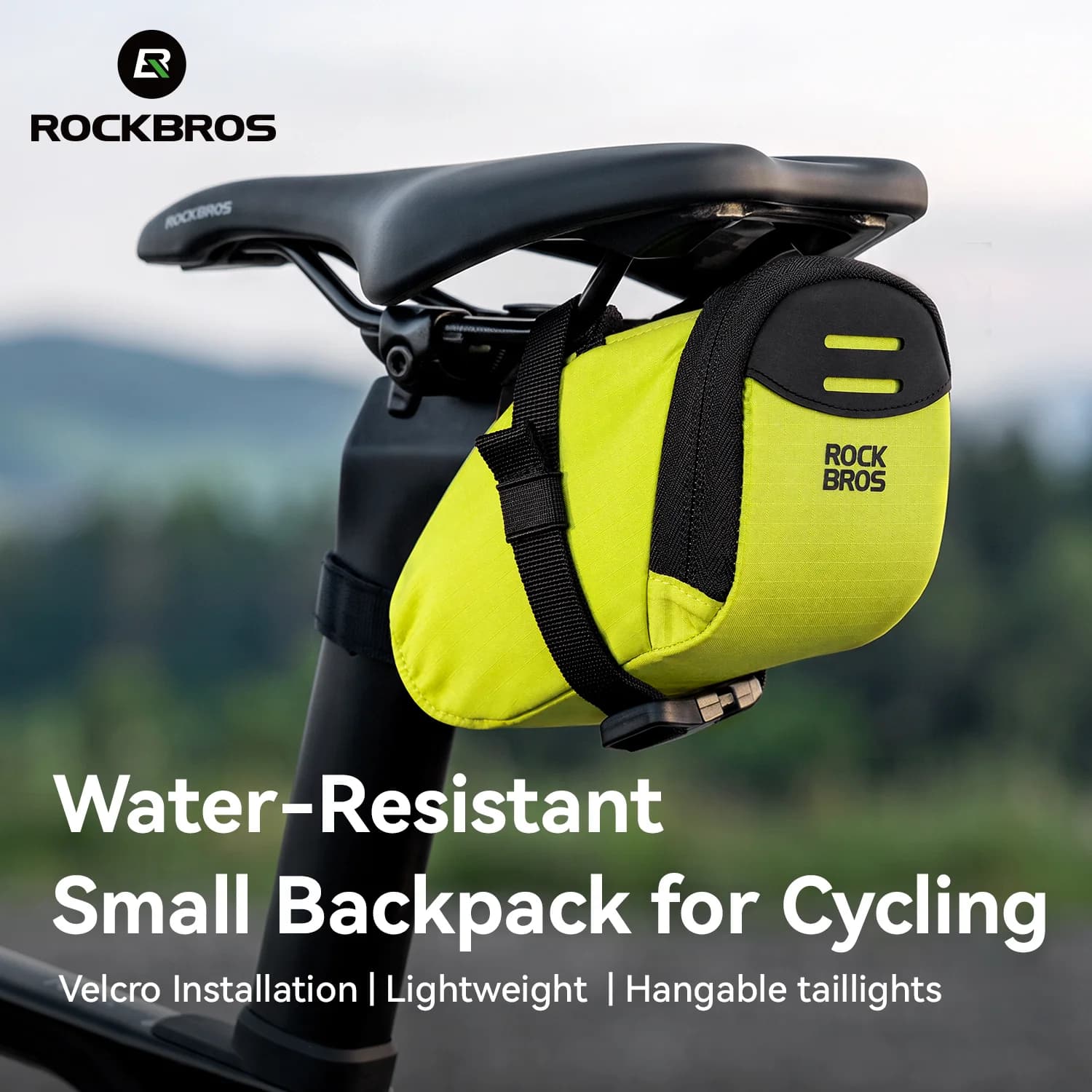 Bolsa Mini Portátil de 0.4L para Sillín Trasero de Bicicleta
