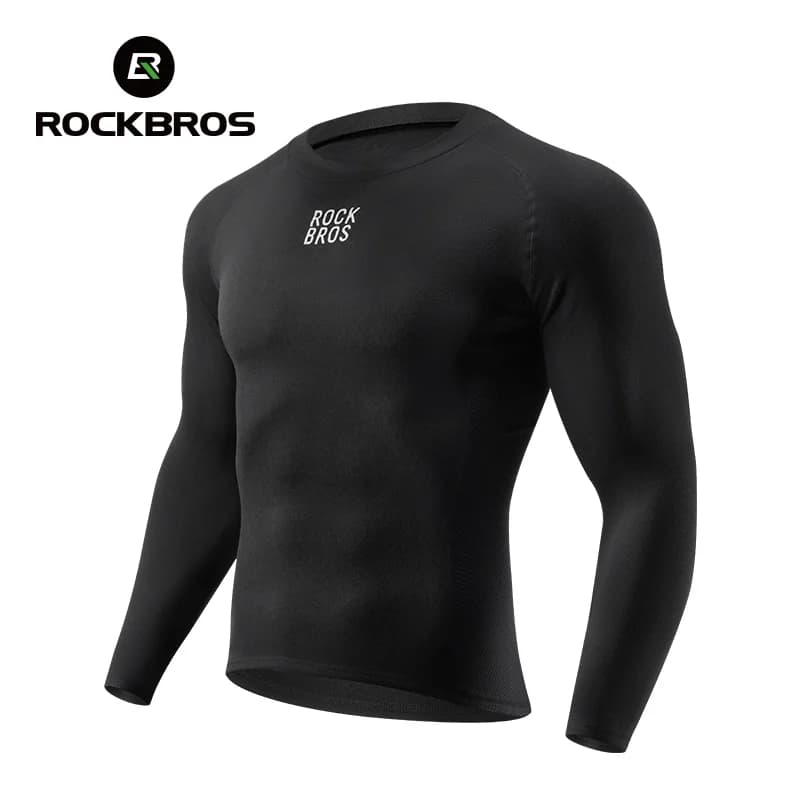 Camiseta interior de ciclismo para hombre, cálida y transpirable