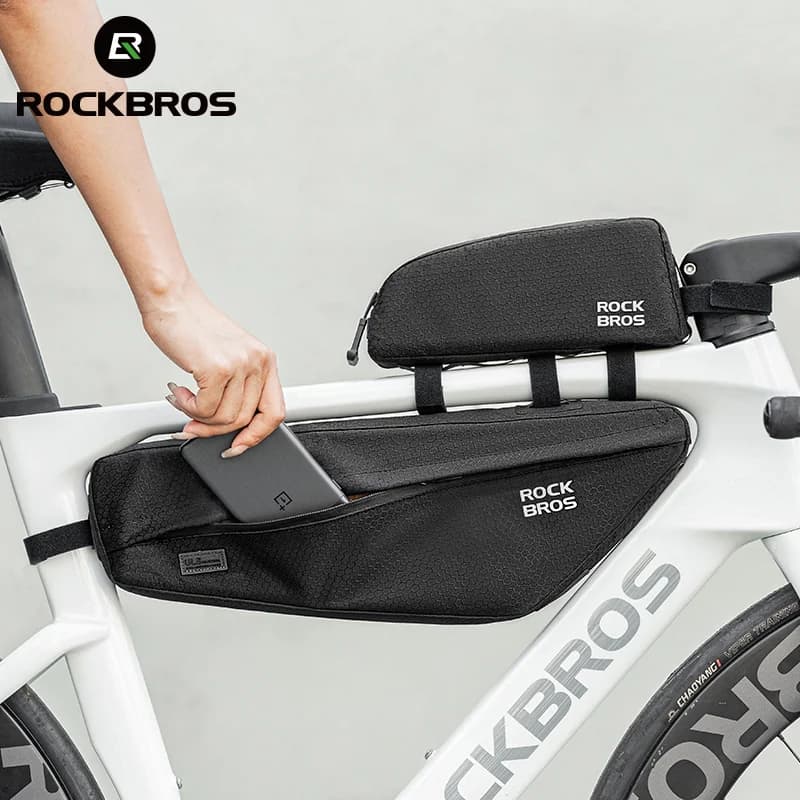 Bolsa impermeable para tubo superior de bicicleta