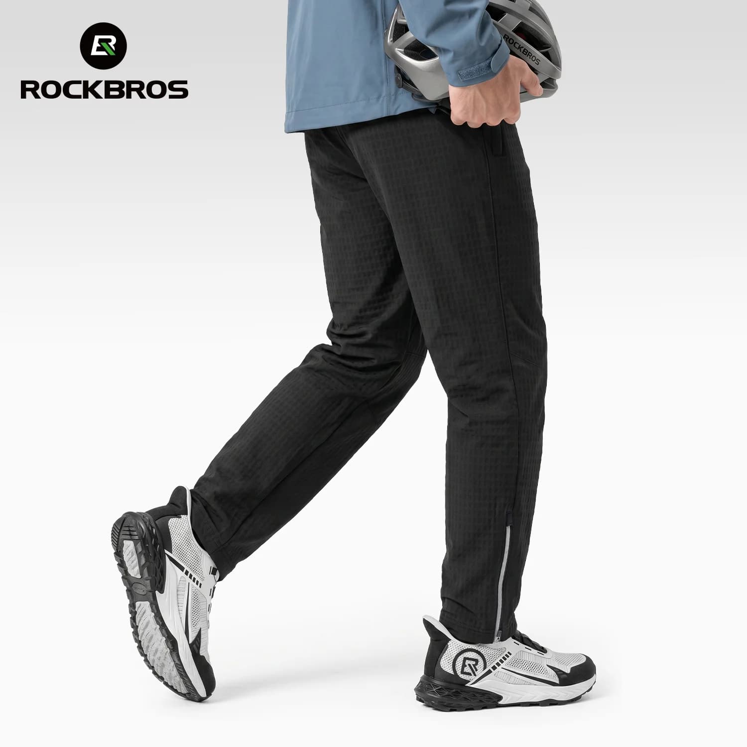 Pantalones de ciclismo térmicos antiviento para hombre