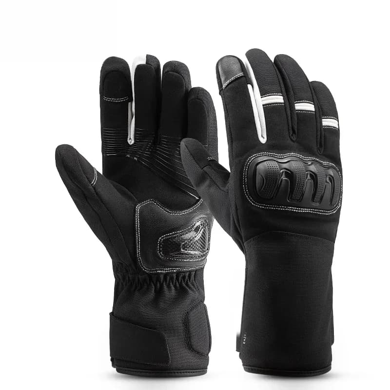Guantes de invierno térmicos a prueba de viento de dedo completo para hombre