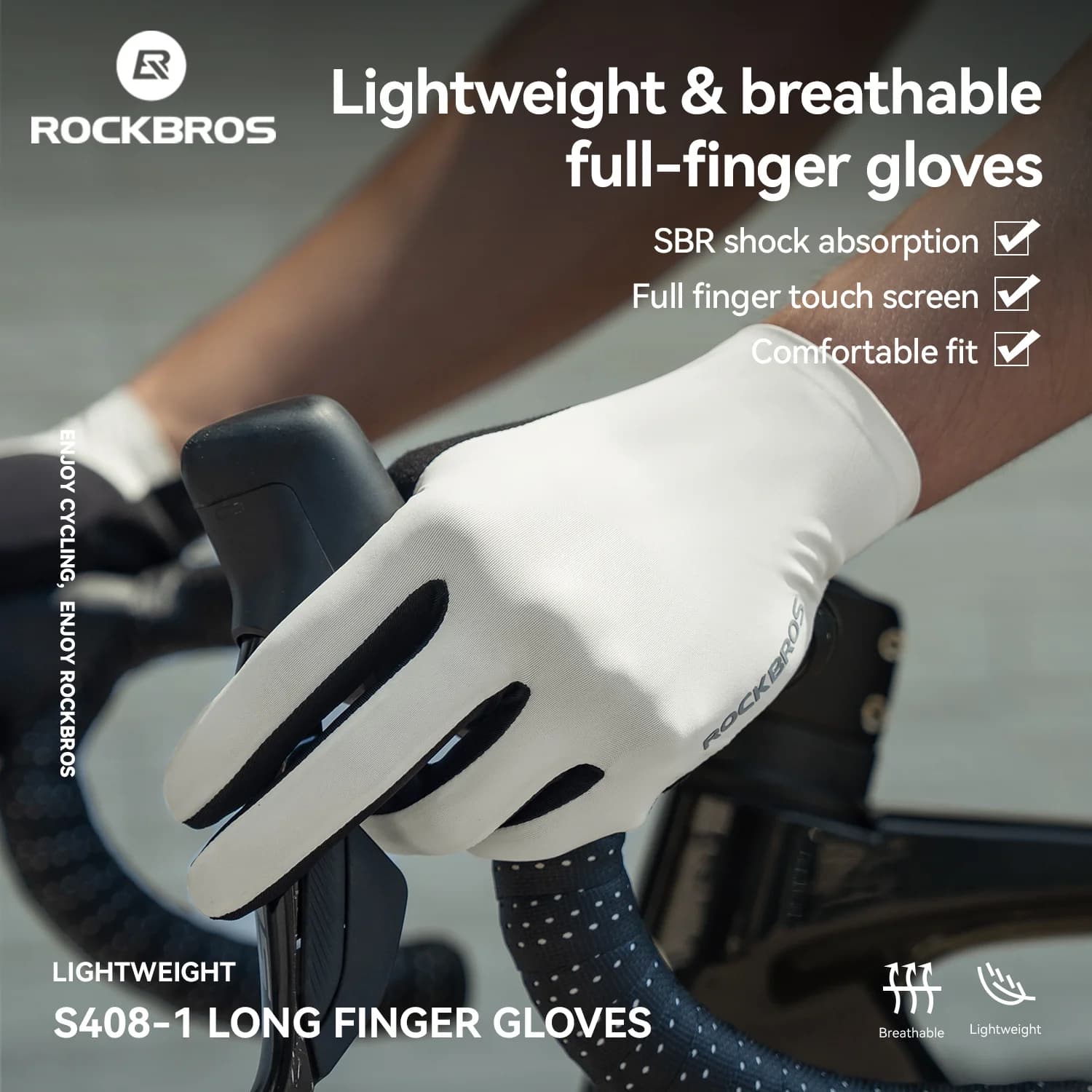 Guantes Ligeros de Dedo Completo con Absorción de Impactos