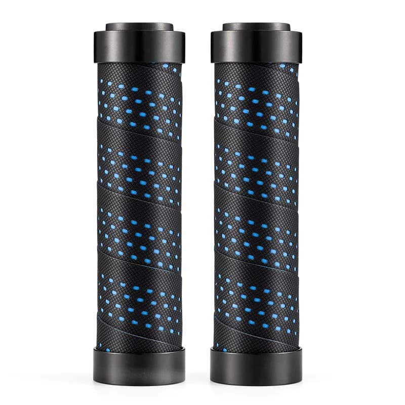 Puños impermeables de doble tapón para manillar de bicicleta MTB