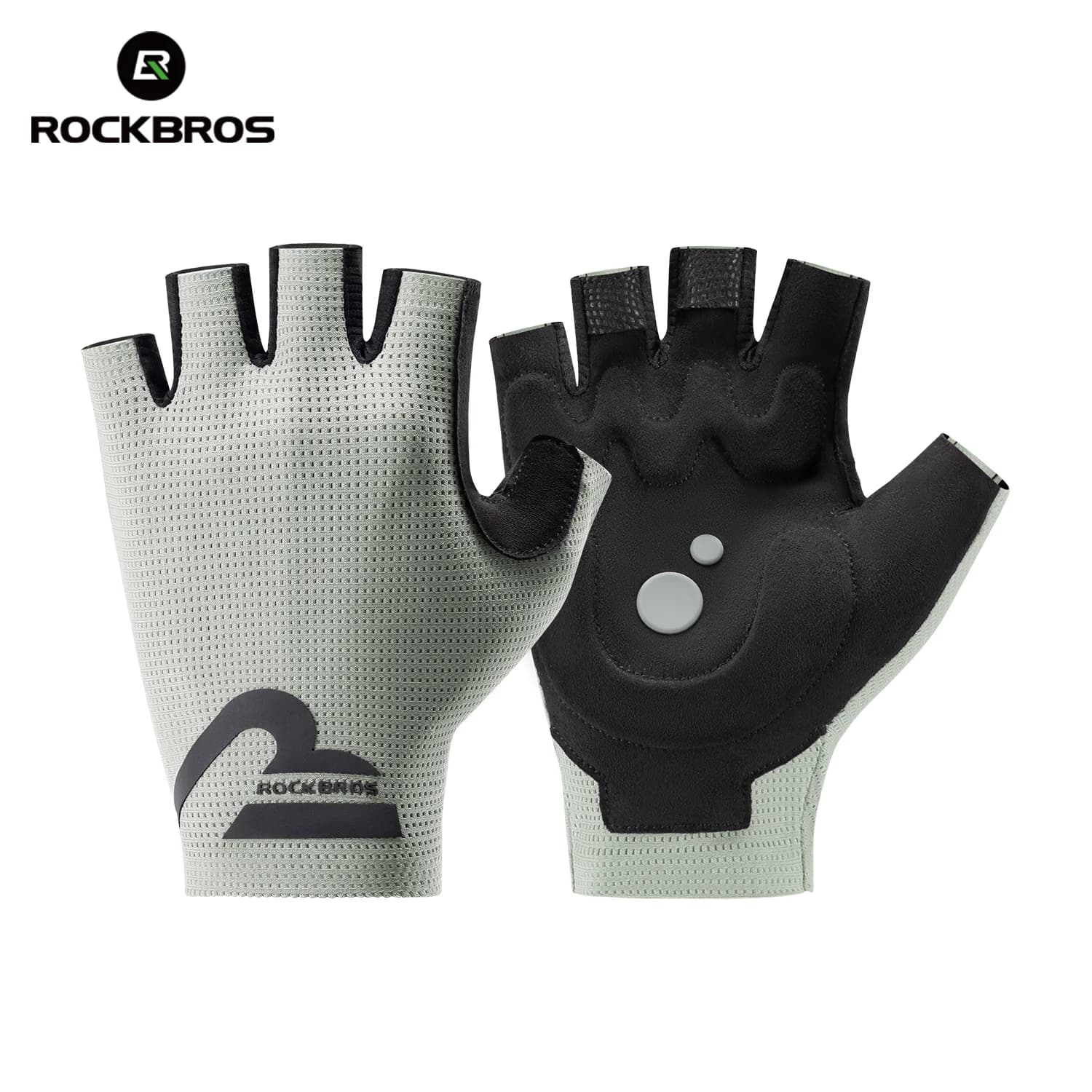 Guantes de ciclismo transpirables de medio dedo