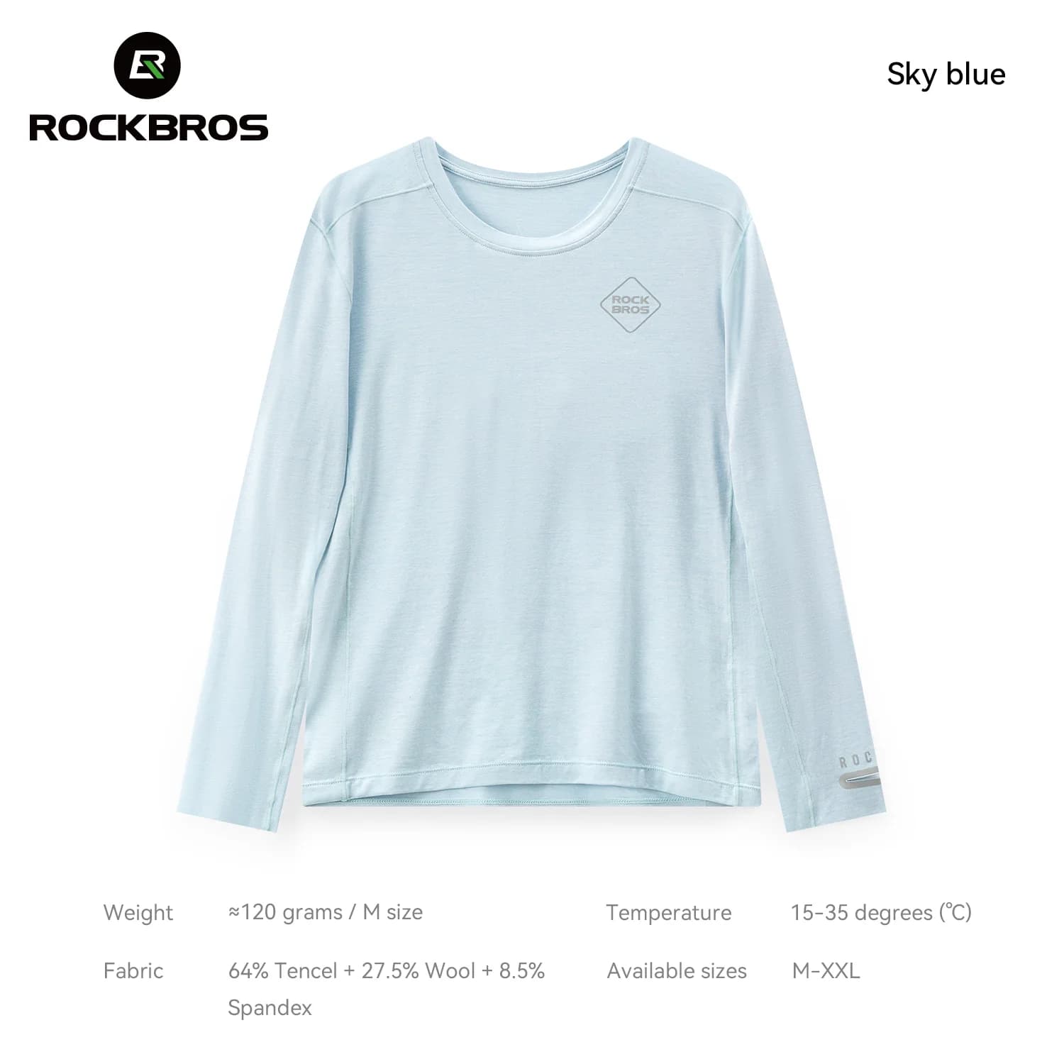 Camiseta de ciclismo transpirable de secado rápido de manga larga
